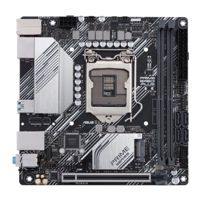 Asus PRIME B460I-PLUS, Intel LGA1200, B460, PCI Express, Mini-ITX, 2xDDR4, M.2 + SATA3 RAID, HDMI/DP, USB 3.2, 7.1-ljud, GigaLAN, Aura Sync RGB#2