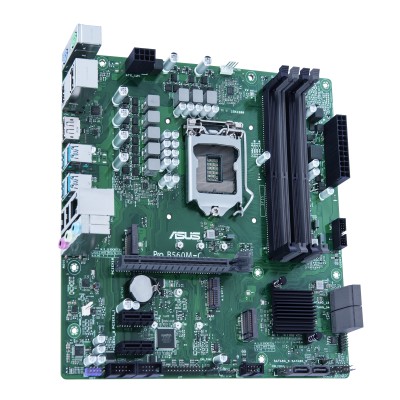 Asus PRO B560M-C/CSM, Intel LGA1200, B560, PCI Express, MicroATX, 4xDDR4, 2xM.2 + SATA3, HDMI/2xDP, USB 3.2, 7.1 audio, GigaLAN