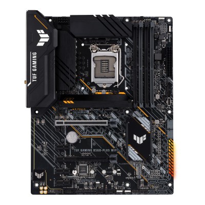 Asus TUF B560-PLUS GAMING, Intel LGA1200, B560, 2xPCI Express, ATX, 4xDDR4, 2xM.2 + SATA3, HDMI/DP, USB-C, 7.1 audio, 2.5Gbe LAN, WiFi 6, Bluetooth, Aura Sync RGB