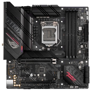 Asus ROG Strix B560-G GAMING WIFI, Intel LGA1200, B560, 2xPCI Express, MicroATX, 4xDDR4, 2xM.2 + SATA3, HDMI/DP, USB-C, SupremeFX 7.1 audio, 2.5Gbe LAN, WiFi 6, Bluetooth, Aura Sync RGB
