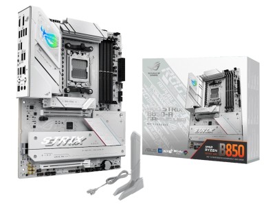 Asus ROG STRIX B850-A GAMING WIFI, AMD AM5, ATX, 4xDDR5, 3xPCI Express, 4xM.2 + SATA3 RAID, HDMI/DP, USB-C, 2.5Gbe LAN, WiFi 7, Bluetooth 5.4, Aura Sync RGB