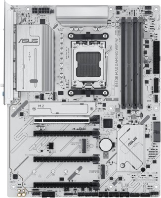 Asus B650E MAX GAMING WIFI WHITE, AMD AM5, ATX, 4xDDR5, 3xPCI Express, 3xM.2 + SATA3 RAID, HDMI/DP, USB-C, 2.5Gbe LAN, WiFi 6E, Bluetooth 5.3, Aura Sync RGB#1