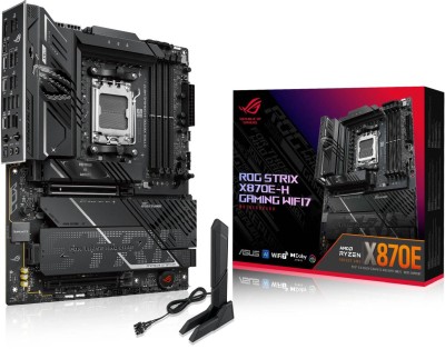 Asus ROG STRIX X870E-H GAMING WIFI7, AMD AM5, ATX, 4xDDR5, 3xPCI Express, 4xM.2 + SATA3 RAID, HDMI/2xUSB4, USB-C, 5Gbe LAN, WiFi 7, Bluetooth 5.4, Aura Sync RGB#3
