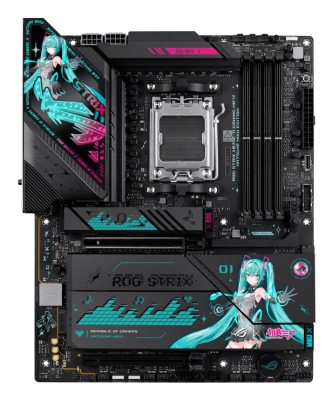 Asus ROG STRIX X870E-H GAMING MIKU WIFI7 Hatsune Miku Edition, AMD AM5, ATX, 4xDDR5, 3xPCI Express, 4xM.2 + SATA3 RAID, HDMI/2xUSB4, USB-C, 5Gbe LAN, WiFi 7, Bluetooth 5.4, Aura Sync RGB#1