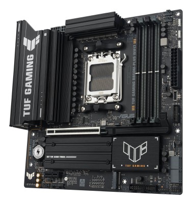 Asus TUF GAMING B850M-PLUS WIFI7, AMD AM5, MicroATX, 4xDDR5, 2xPCI Express, 3xM.2 + SATA3 RAID, HDMI/DP, USB-C, 2.5GbE LAN, WiFi 7, Bluetooth 5.4, Aura Sync RGB#2