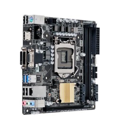 Asus H110I-PLUS, Intel 1151, H110, Mini-ITX, 1xPCI Express x16, VGA/DVI, DDR4, SATA3, 7.1 audio, USB 3.0, GigaLAN
