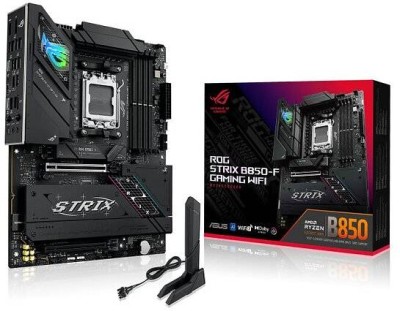 Asus ROG STRIX B850-F GAMING WIFI7 NEO, AMD AM5, ATX, 4xDDR5, PCI Express, 4xM.2 + SATA3 RAID, HDMI/DP, USB-C, 2.5Gbe LAN, WiFi 7, Bluetooth 5.4, Aura Sync RGB#1