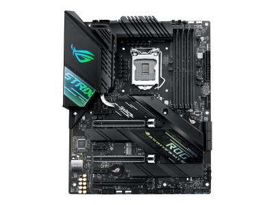 Asus ROG STRIX Z490-F Gaming, Intel LGA1200, Z490, 2xPCI Express, SLI/CrossFireX, ATX, 4xDDR4, 2xM.2 + SATA3 RAID, HDMI/DP, USB-C, ROG SupremeFX Audio, GigaLAN, Aura Sync#1
