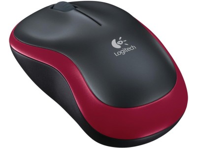 Logitech M185 Trådlös mus - Röd