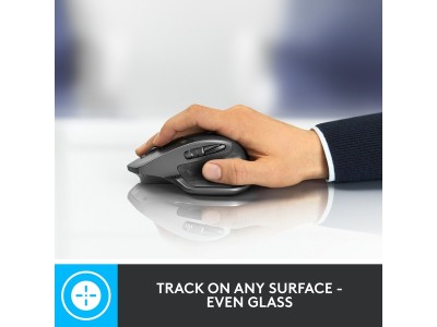 Logitech MX Master 2S Wireless Mouse, RF/Bluetooth, 4000 dpi - Svart#2