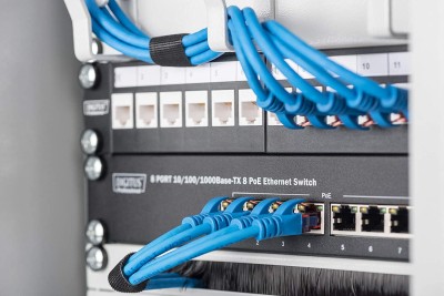 Modulär patchpanel 12 portars 10" rackmont. 1U, skärmad#3