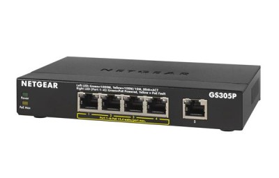 5-Port Gigabit PoE unmanaged Switch with 4 PoE Ports desktop metal housing fanless PoE Budget 55 5W#2