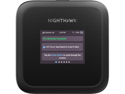 Netgear Nighthawk M3 5G mobile ruter AX3600, 4G/5G, 1Gig ethernet, batteri, WiFi 6