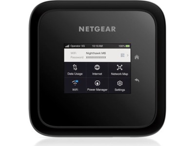 NETGEAR Nighthawk M6 5G Mobile Router AXE3600, 4G/5G, 2.5Gig Ethernet port, batteri, WiFi 6