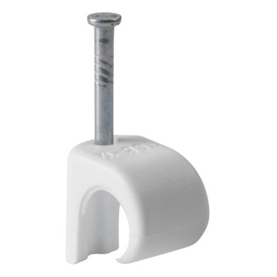 TC 7-10 Kabelklammer Schneider, Vit 100-pack