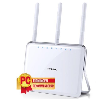 Trådlös router TP-Link Archer C9 Dual Band Wireless AC1900 med 4-port Gigabit switch, USB 3.0
