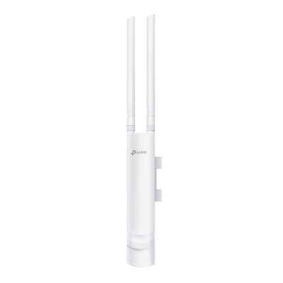 TP-LINK 300 Mbps Outdoor Wi-Fi Access Point 1x10/100Mbps RJ45 Port 300Mbps at 2.4 GHz 802.3af PoE 2x External Antennas