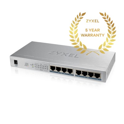 Zyxel GS1008-HP, 8 Port Gigabit PoE+ unmanaged desktop Switch, 8 x PoE, 60 Watt#11