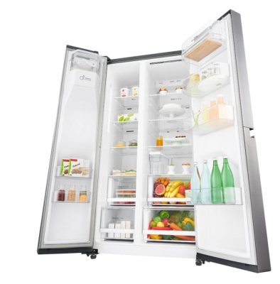 LG GSL461ICEE - Kylskåp/frys - sida vid sida med vattenbehållare, isbehållare - Wi-Fi - 625 liter - (stål)#2