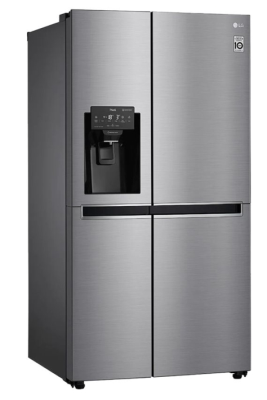 LG GSL461ICEE - Kylskåp/frys - sida vid sida med vattenbehållare, isbehållare - Wi-Fi - 625 liter - (stål)#3