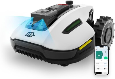 YUKA Mini 600 (2025) Trådlös Robotgräsklippare, 600m², Max. 700m², UltraSense AI Vision Automatisk Kartläggning, 50% Lutning, Skärhöjder 20-60mm, med 4G-modul