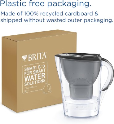 BRITA Marella vattenfilterkanna grå (2,4 l) inkl. 1st MAXTRA PRO All-in-1-patron, inkl. filter för att minska kalk, klor, metaller som bly och koppar och smakstörande ämnen i vattnet#8