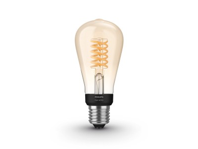 Philips Hue White E27 filament ST64 Varmvitt. E27 ljuskälla med filament ST64. Integrerad Bluetooth#2