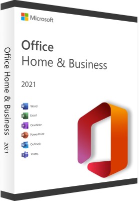 Microsoft Office 2021 Hem och Företag, EuroZone alla språk, för 1 dator, PC/Mac, E-licens