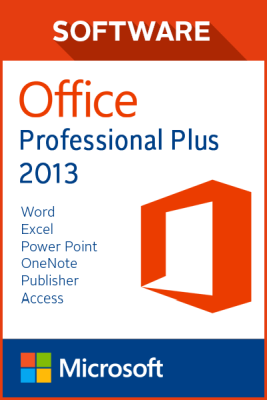 Microsoft Office Pro Plus 2013 1 Pc E-Licens
