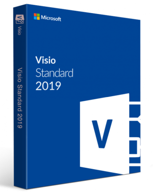 Microsoft Visio 2019 PRO Licens / per mån