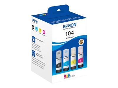 Epson EcoTank 104 Multipack, CMYK
