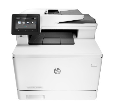 HP Color LaserJet Pro MFP M477fdn, färglaserskrivare + scanner + kopiator + fax, 27/27 ppm, duplex, ADF, AirPrint, USB/LAN