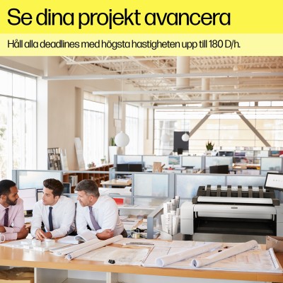 HP DesignJet T2600dr Postscript, 2400x1200 dpi, A0/36" MFP, 6 färger, 600x600 dpi 36" scanner, 2 rullar, USB/LAN#5