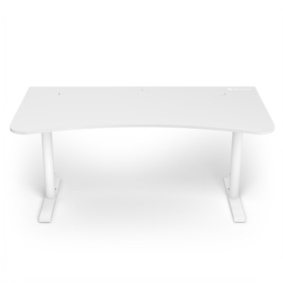 Arozzi Arena Gaming Desk Large Pure White, höjdjusterbart, heltäckande musmatta - Helvit#4