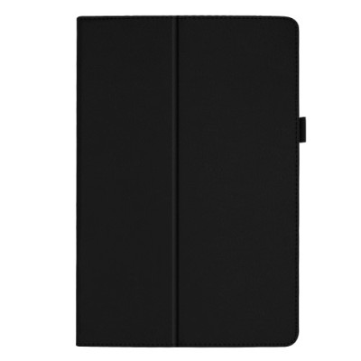 Litchi Texture Fodral för Samsung Galaxy Tab A 10.1" 2019 - Svart