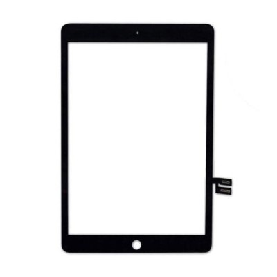 Apple iPad 10.2" 2019 2020 7th & 8th Touch Glas m. hemknapp - Svart inkl. Montering