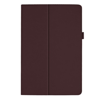 Litchi Texture Fodral för Samsung Galaxy Tab A 10.1" 2019 - Brun