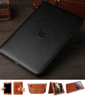 iPad Mini 1,2,3, Full Protection cover PU Leather Svart