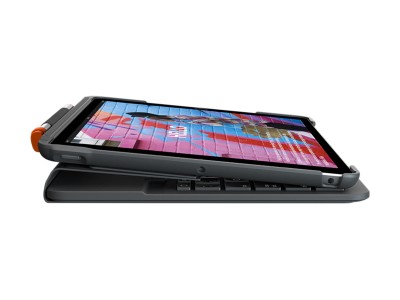 Logitech Slim Folio Keyboard Cover for iPad 10,2 tum (7:e /8:e generation), BT, Nordiskt - Grafitgrå#4