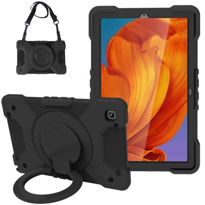 Skal 360° Stativ med Axelrem för Galaxy Tab A7 10.4" 2020 - Svart