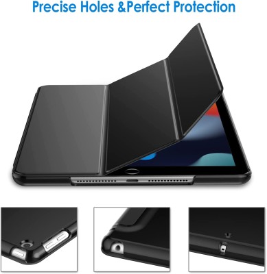 JETech Fodral för iPad 10,2" (Gen 9/8/7, 2021/2020/2019), Trifold back Cover Svart#3