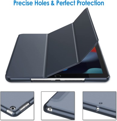 JETech Fodral för iPad 10,2" (Gen 9/8/7, 2021/2020/2019), Trifold back Cover Marinblått#3