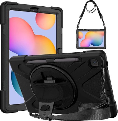 Stötskyddat fodral m. stativ Samsung Galaxy Tab S6 Lite 10,4 tum fodral 2022/2020, (SM-P613/P619, SM-P610/P615) svart