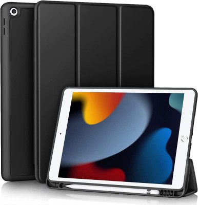 Vobafe Fodral för iPad 10,2 Tum (9/8/7 Gen, 2021/2020/2019), Trippelvikbart Stativskydd med Pennfodral, Auto Vakna/Sova#1