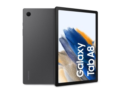 Samsung Galaxy Tab A8 10.5" 2021 surfplatta WiFi 64GB (grå) Praktisk, slimmad och snygg surfplatta med stor skärm och utmärkt ljud