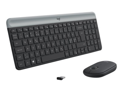 Logitech Slim Combo MK470, nordiskt, USB - Svart#2