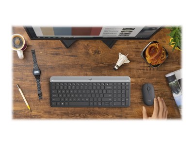 Logitech Slim Combo MK470, nordiskt, USB - Svart#5