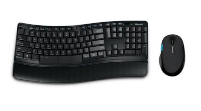 Microsoft Wireless Sculpt Comfort Desktop, USB, nordiskt - Svart