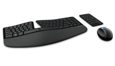 Microsoft Sculpt Ergonomiskt tangentbord ink mus, separat numerisk del.