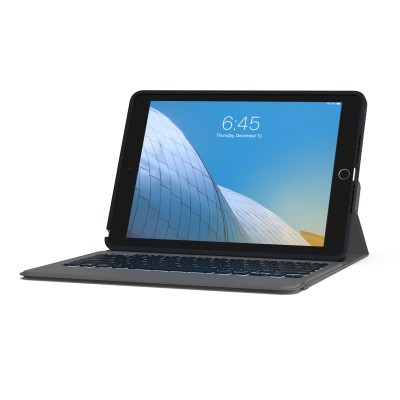 ZAGG Rugged Messenger - Tangentbord och foliefodral - bakgrundsbelyst - Bluetooth - Nordisk - svart tangentbord, svart fodral - för Apple 10.2-inch iPad (7/8/9:e gen)#6